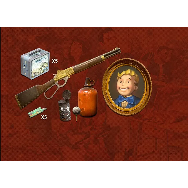 Фоллаут 76 Набор к 25-летию Fallout (5 предметов)