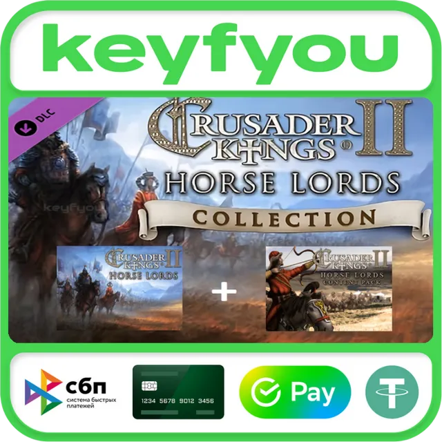 Crusader Kings II: Horse Lords Collection / STEAM DLC КЛЮЧ 🔥