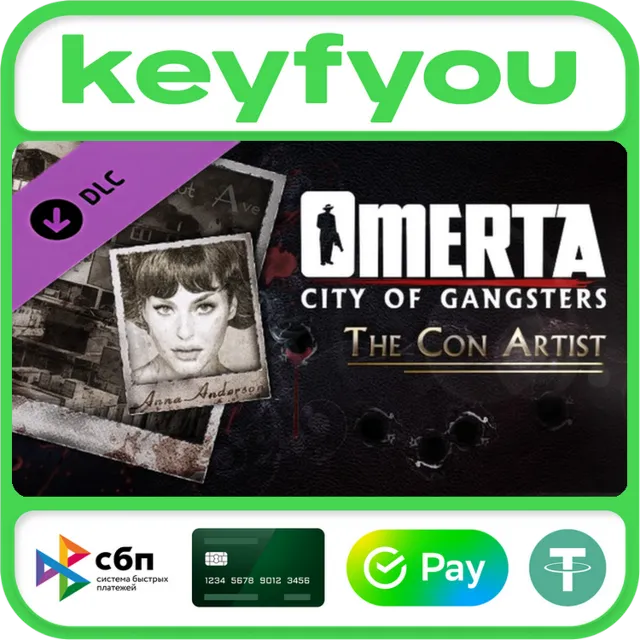 Omerta - City of Gangsters - The Con Artist DLC / STEAM КЛЮЧ 🔥