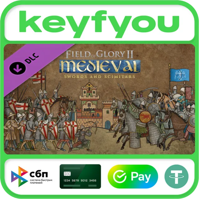 Field of Glory II: Medieval - Swords and Scimitars / STEAM DLC КЛЮЧ 🔥