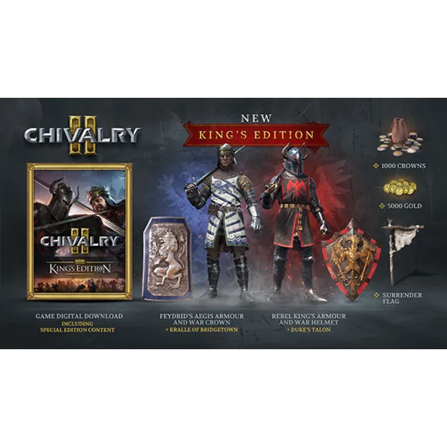 Chivalry 2-King's Edition Content DLC Steam CD Key ROW