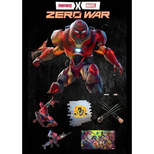 Fortnite-Iron Man Zero Outfit (Zero WarBundle)🌍