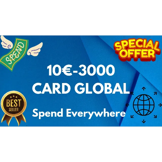 💶10€-3000€ EURO CARD🌎All Services/Google/Others.ect⚡✅