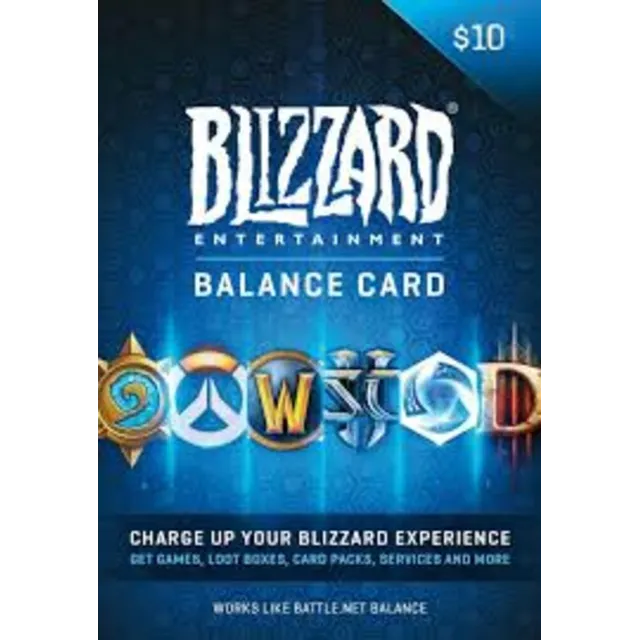 Подарочная карта Blizzard - 10$ (США)