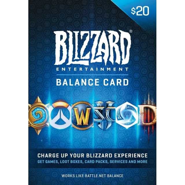 Подарочная карта Blizzard - 20$ (США)