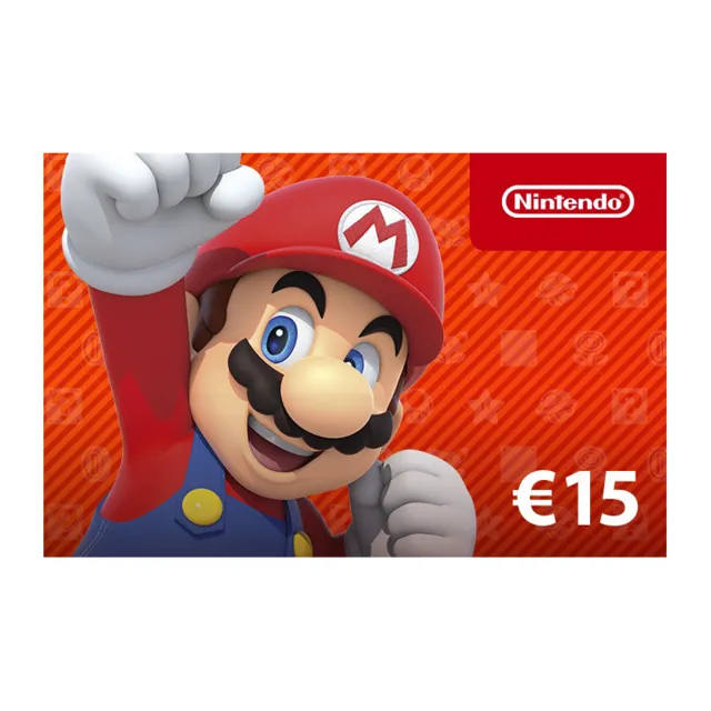 Карта пополнения Nintendo Eshop (Европа) - 15€