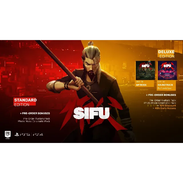 Sifu Deluxe Edition Upgrade Epic Games Store Key GLOBAL