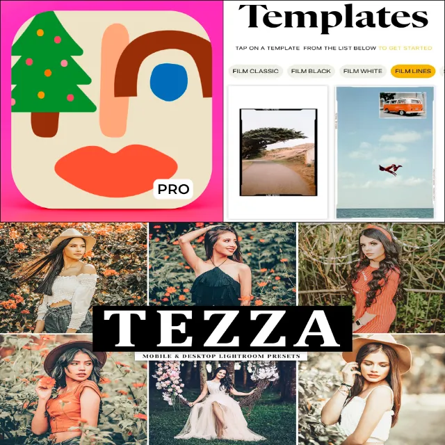 ⚡️ Tezza Aesthetic Photo PRO LUXE ios iPhone AppStore iPad