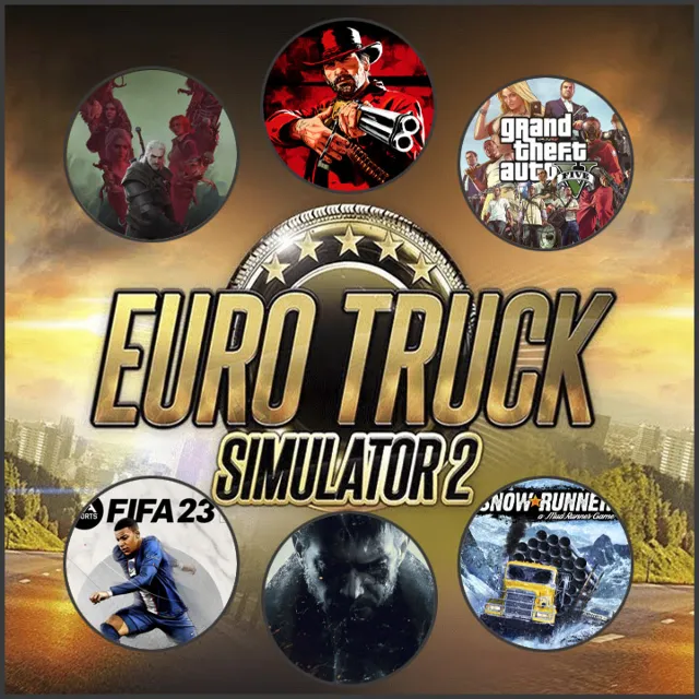 Euro Truck Simulator 2 все DLC ❤️Сборник 47 игр🌎GFN