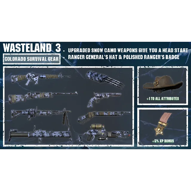 Wasteland 3 - Colorado Survival Gear DLC Steam CD KeY