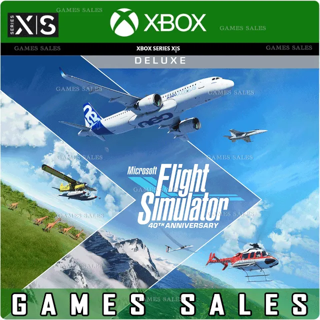 ✅❤️MICROSOFT FLIGHT SIMULATOR DELUXE 40TH ANNIVERSARY❤️