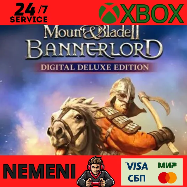 Mount &amp; Blade II: Bannerlord DELUXE XBOX +PC КЛЮЧ