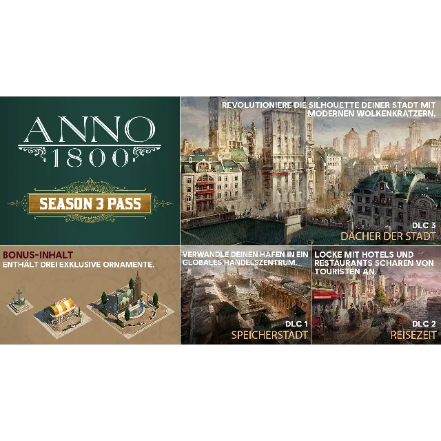 Anno 1800 Season 3 Pass UBI KEY