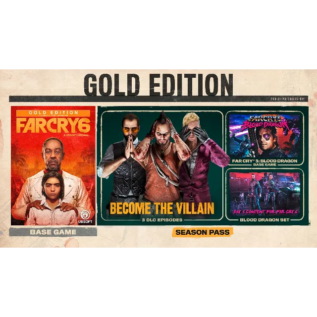 Far Cry 6 Gold Edition Ubisoft Connect CD Key  Есть Русский язык