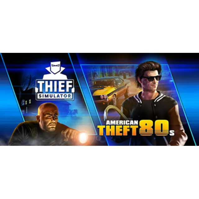 ⭐️ Thief Simulator + American Theft 80s +25 Games STEAM