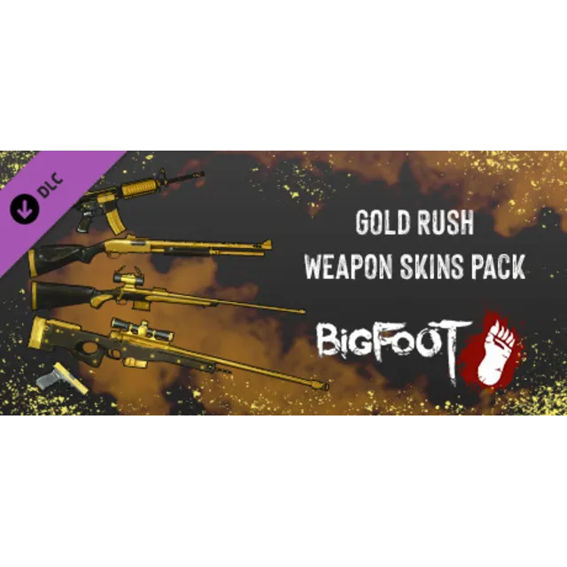 BIGFOOT - WEAPON SKINS "Gold Rush" 💎 DLC STEAM GIFT RU