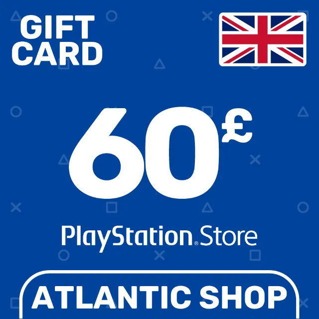⭐️Карта Пополнения PSN 60 Фунтов (GBP) Великобритания