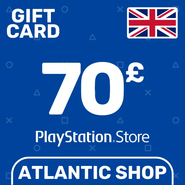 ⭐️Карта Пополнения PSN 70 Фунтов (GBP) Великобритания