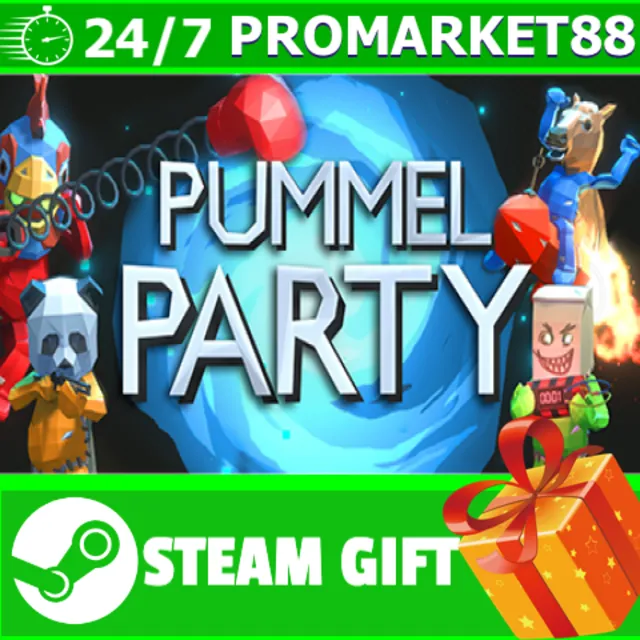 ⭐️ ВСЕ СТРАНЫ+РОССИЯ⭐️ Pummel Party Steam Gift 🟢