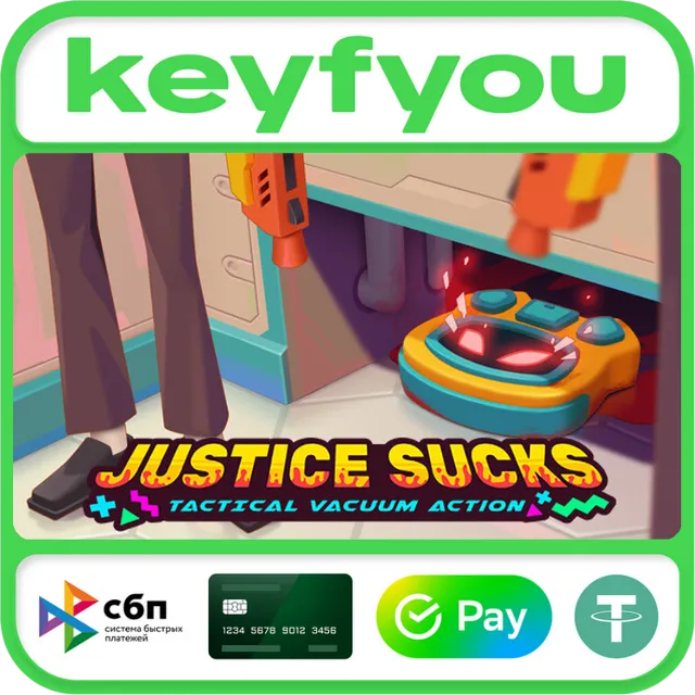JUSTICE SUCKS: Tactical Vacuum Action / STEAM КЛЮЧ 🔥