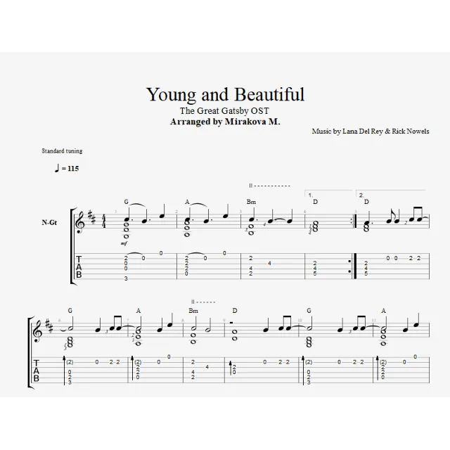 Young and Beautiful