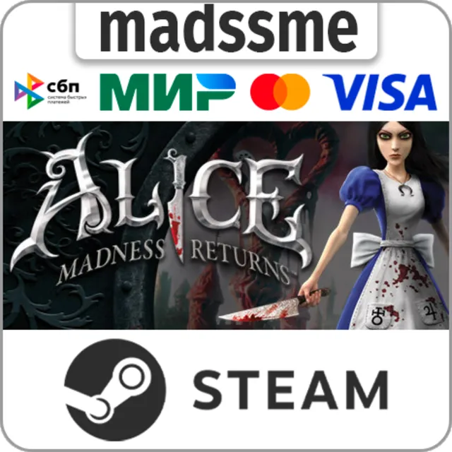 Alice Madness Returns * RU/KZ/СНГ/TR/AR * STEAM 🚀 АВТО