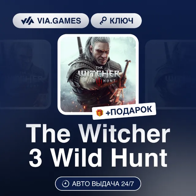 The Witcher 3 Wild Hunt (GOG Ключ) РФ-СНГ-МИР + ПОДАРОК