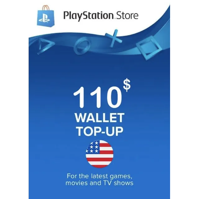 🔥Playstation Network PSN🔥 Gift Card 110$ - США Быстро