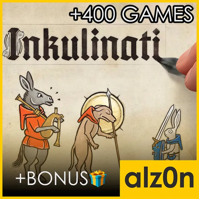 ・Inkulinati + 450 игр + ПОДАРОК・ПК・GAME PASS