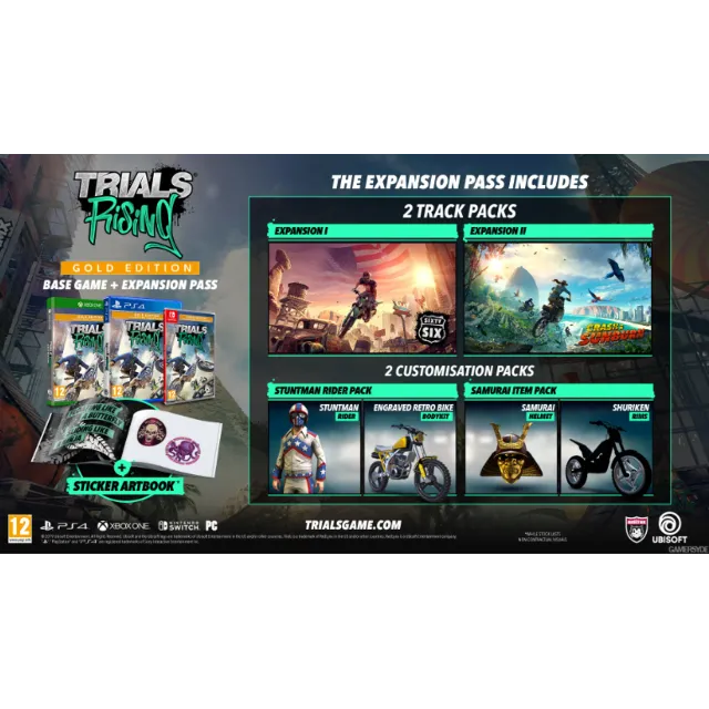 Trials Rising Gold Edition Uplay Region EU
