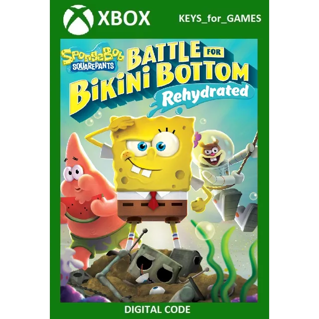 ✅🔑SpongeBob Battle for Bikini Bottom Rehydrated XBOX🔑