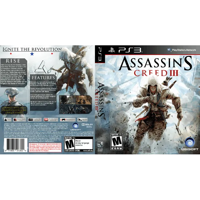 Assassins Creed III Classic (PS3/RUS) Активация