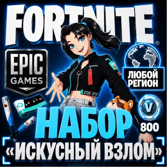 НАБОР ФОРТНАЙТ ИСКУСНЫЙ ВЗЛОМ | ЛЮБОЙ РЕГИОН EPIC GAMES | БЫСТРО