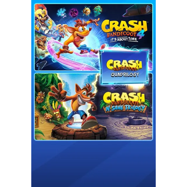 Crash Bandicoot™ - набор Quadrilogy Xbox активация