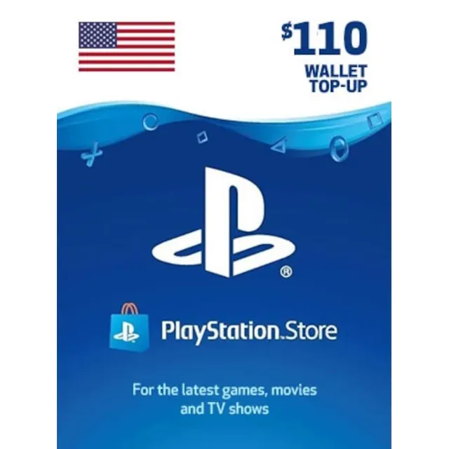 🎁 PSN USA карта пополнения на 110$ USD (USA) 🔥