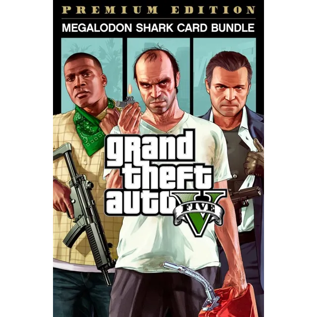 Grand Theft Auto V Premium + Мегалодон Xbox активация