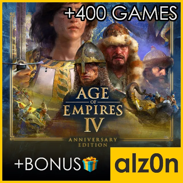 ・Age of Empires IV Anniversary Ed. + 450 игр + ПОДАРОК・