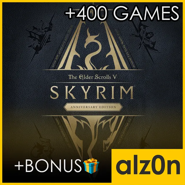・The Elder Scrolls V Skyrim S.E. + 450 игр + ПОДАРОК・ПК