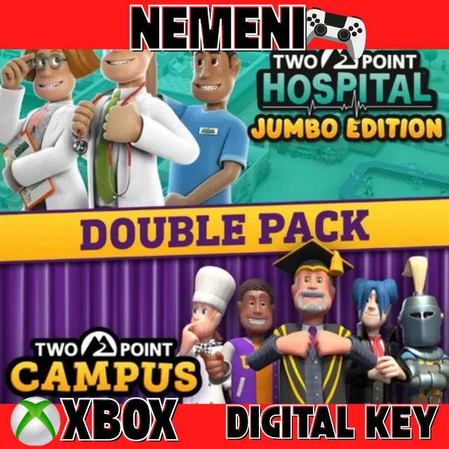 Two Point Hospital and Two Point Campus Double XBOX KEY