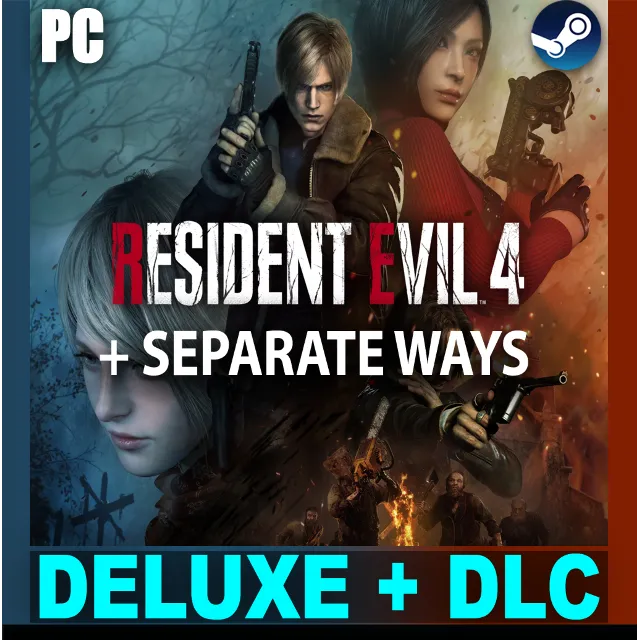 ・RESIDENT EVIL 4・REMAKE・DELUXE + DLC・STEAM АККАУНТ・