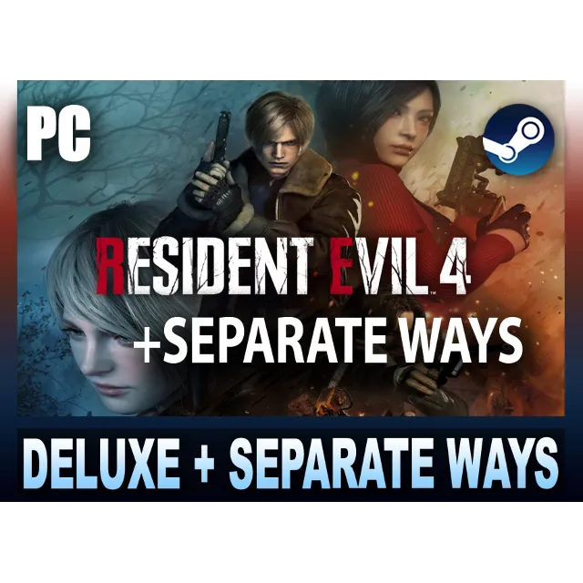・RESIDENT EVIL 4・REMAKE・DELUXE + DLC・STEAM НА 90 ДНЕЙ・