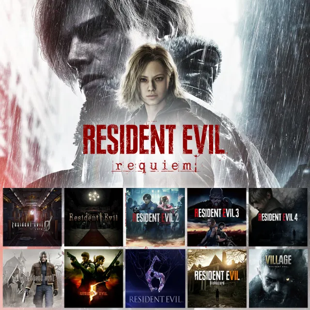 Resident Evil Requiem + 0, 1, 2, 3, 4, 5, 6, 7, Village