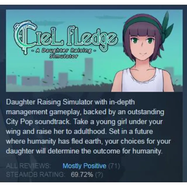 Ciel Fledge: A Daughter Raising Simulator Steam Key ROW