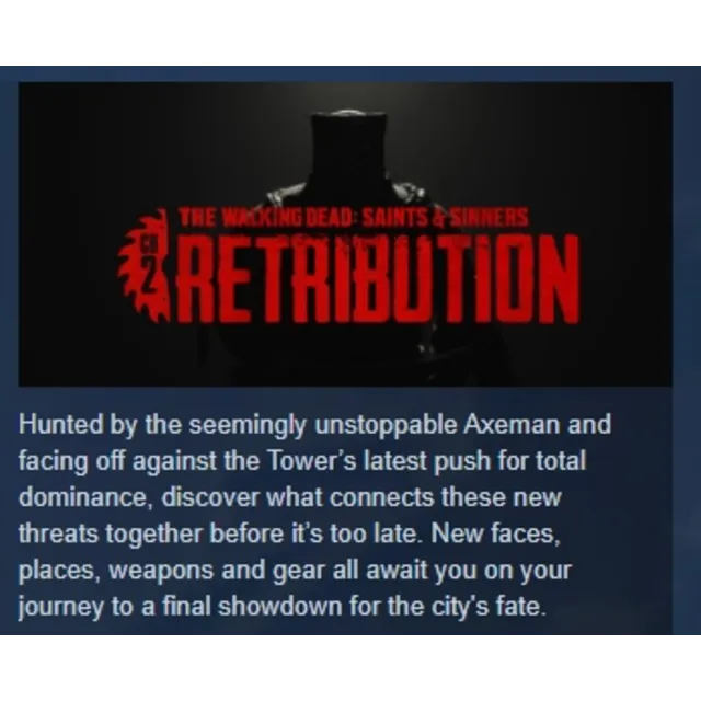 The Walking Dead Saints &amp; Sinners Chapter 2 Retribution АВТОДОСТАВКА STEAM GLOBAL