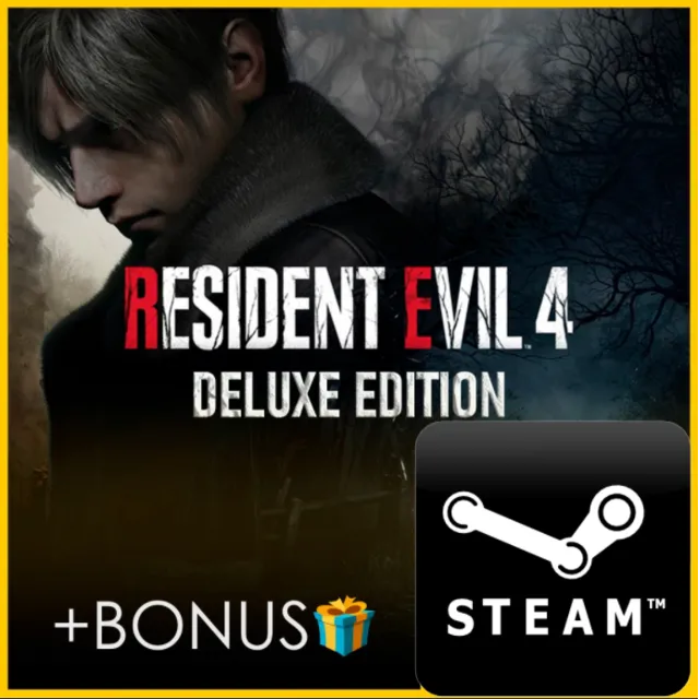 RESIDENT EVIL 4・REMAKE・DELUXE + DLC・STEAM АККАУНТ
