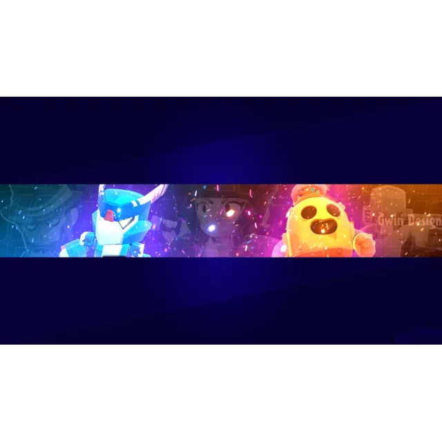 Brawl Stars: PSD шапки и фоны для Youtube Twitch