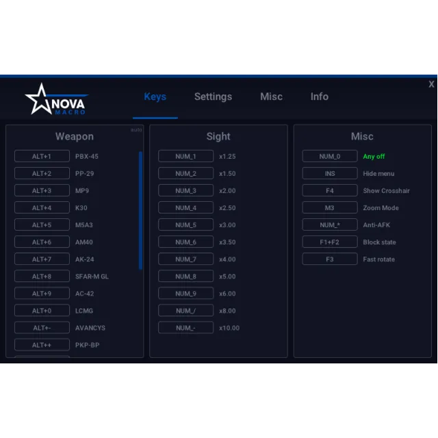[NovaMacro] Макросы BF2042 ГЛОБАЛ