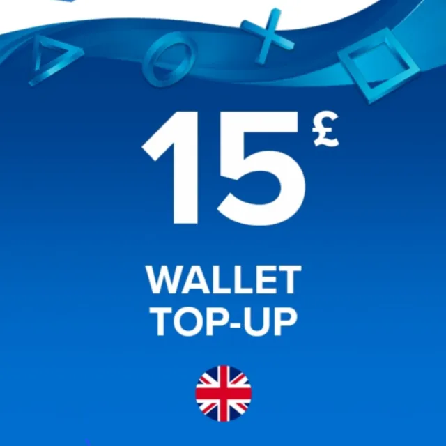 КАРТА PSN PLAYSTATION 15 GBP £ UK 🇬🇧🔥(Без Комиссии)