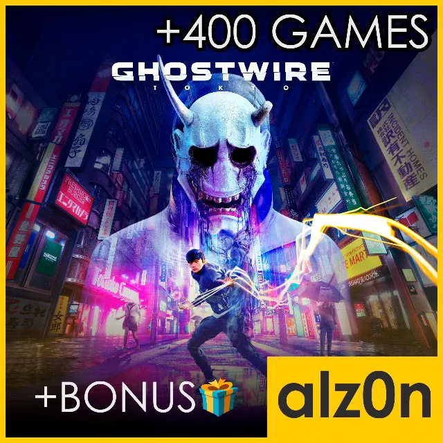 ・Ghostwire: Tokyo + 450 игр + ПОДАРОК・ПК・GAME PASS