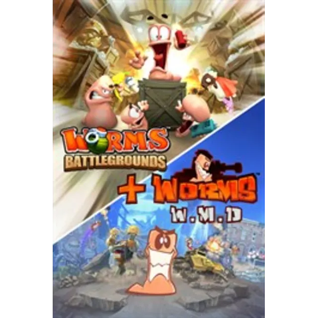 🔥Worms Battlegrounds + Worms W.M.D 🔥XBOX ONE|X|S| 🔑